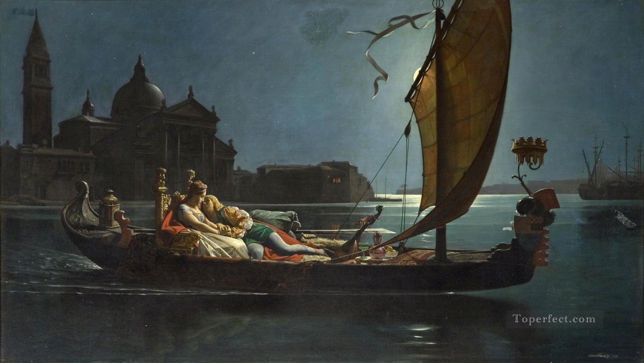 La Lune de Miel a Venise Jean Jules Antoine Lecomte du Nouy Orientalist Realism Oil Paintings